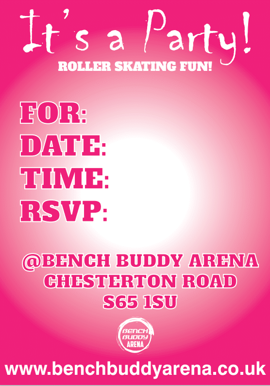 Party Invite Pink