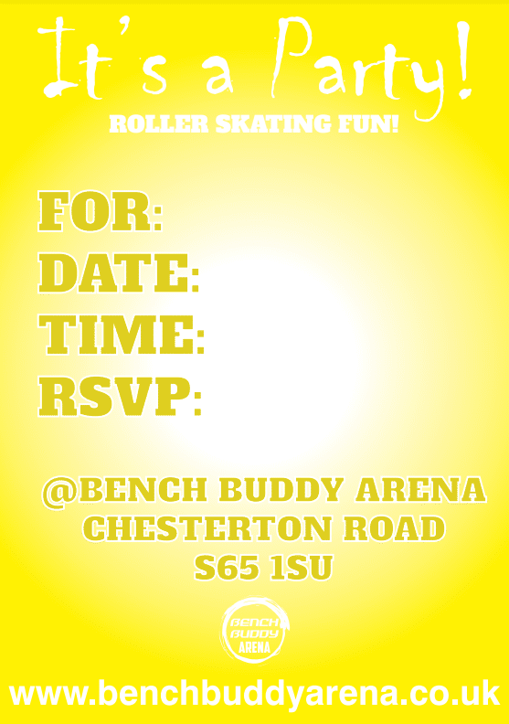 Party Invite Yellow